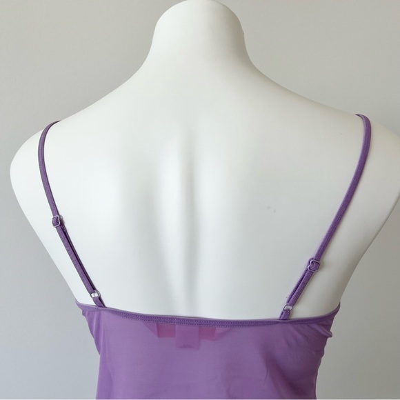 Victoria’s Secret Angels Purple Mesh Slip Nighty M - Picture 6 of 9